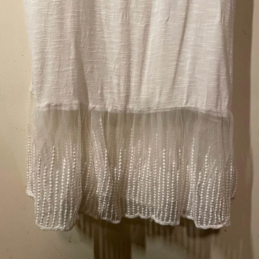 White dress beach coverup